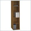ADD TO YOUR SET: Bush Series C Open Single Bookcase in Warm Oak
