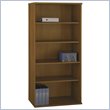 ADD TO YOUR SET: Bush Series C Open Double Bookcase in Warm Oak