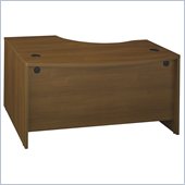 Bush Series C 60W x 43D RH L-Bow Desk Shell in Warm Oak