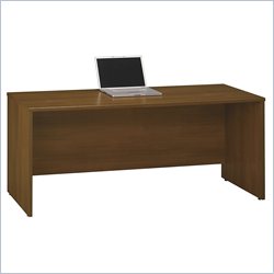 Bush Series C 72W Credenza Shell in Warm Oak