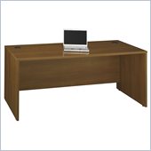 Bush Series C 72W Desk Shell in Warm Oak