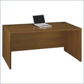 Bush Series C 66W Desk Shell in Warm Oak