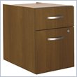 ADD TO YOUR SET: Bush Series C 3/4 File Pedestal in Warm Oak (Assembled) 