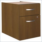 Bush Series C 3/4 File Pedestal in Warm Oak (Assembled) 