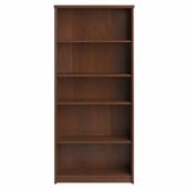 Bush Envoy 5-Shelf Bookcase in Hansen Cherry