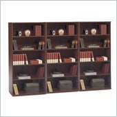 Bush Series C 5 Shelf Wall Bookcase in Hansen Cherry 