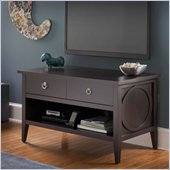 Bush Olive Flat Panel TV Stand in Dark Macchiata Finish