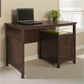 Bush Buena Vista Desk with File Drawer in Madison Cherry Finish