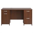 ADD TO YOUR SET: Bush Envoy Double Pedestal Desk in Hansen Cherry Finish