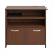 Bush Envoy 32 Inch Wide Tech Lateral File in Hansen Cherry Finish