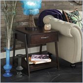 Bush Canted Style End Table in Rich Macchiata