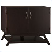 Bush Canted Compact 36 Office/Storage Cabinet in Macchiata Coffee