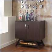 Bush Canted Style Modern Console/Storage in Macchiata Finish