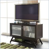 Bush Canted Style TV Stand For Flat Panel TVs in Macchiata Coffee