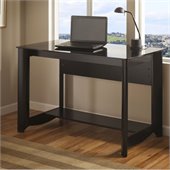 Bush Aero Glass Top Desk in Classic Black Finish