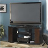Bush Pimlico TV Stand with Storage in Espresso/Satin Blac