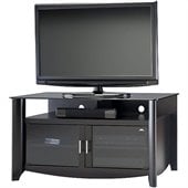 Bush Myspace Aero TV Stand in Classic Black Finish