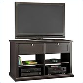 Bush Pemberley Sofa Height TV Stand in Mink Finish