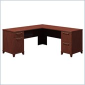 Bush Enterprise L-Desk 72 x 72 in Harvest Cherry