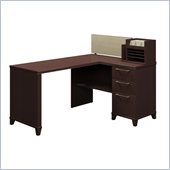 Bush Enterprise 60W x 47D Corner Desk in Mocha Cherry Finish