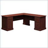 Bush Syndicate 72W x 72D L-Desk in Harvest Cherry