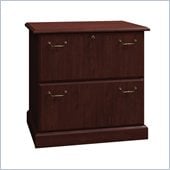 Bush Syndicate 30W 2-Drawer Lateral File in Harvest Cherry