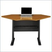 Bush Series A 42W Corner Desk in Natural Cherry Finish