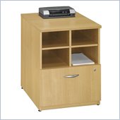Bush Series C 24W Storage Unit in Light Oak Finish