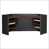 Bush Series A 42W Corner Overhead in Hansen Cherry