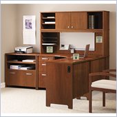 Bush Envoy L-Shaped Office Suite in Hansen Cherry