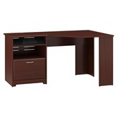 Bush Cabot Corner Computer Desk in Harvest Cherry