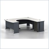 Bush Series A U-Shape Right-Hand Corner Computer Desk in Slate