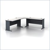 Bush Series A 3-Piece L-Shape Computer Desk in Slate