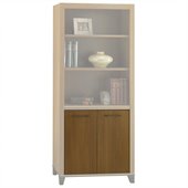 Bush Achieve Door Kit for Bookcase Warm Oak