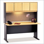 Bush Series A 60 Computer Desk with Hutch in Beech