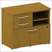 Bush 300 Series Lower Piler and File Cabinet in Modern Cherry