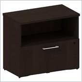 Bush 300 Series 1-Drawer Lateral File in Mocha Cherry