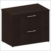 Bush 300 Series 2-Drawer Lateral File in Mocha Cherry