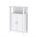 Bush  Furniture Aero 2-Door Medium Library Storage in Pure White