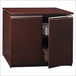 Bush Furniture Milano Harvest Cherry Storage Cabinet 51579 SM2 Bush Furniture Milano Harvest Cherry Storage Cabinet
