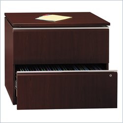 Bush Furniture Milano 2 Drawer Lateral Wood File in Harvest Cherry 51580 SM2 Bush Furniture Milano 2 Drawer Lateral Wood File in Harvest Cherry