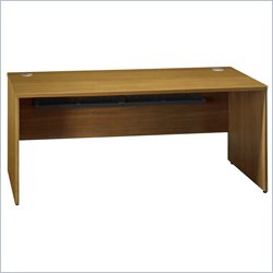 Bush Furniture Quantum 72 Wood Credenza Shell in Modern Cherry