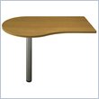 ADD TO YOUR SET: Bush Quantum Modern Cherry 48 Inch Left Peninsula