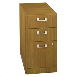 Bush Furniture Quantum 3 Drawer Vertical Wood File Cabinet in Modern Cherry