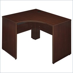 Bush Furniture Quantum 47 Right Corner Wood Credenza in Harvest Cherry