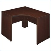 Bush Quantum 47 Right Corner Wood Credenza in Harvest Cherry