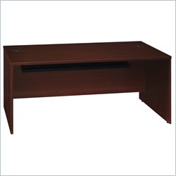 Bush Furniture Quantum 72 x 30 Wood Credenza Desk in Harvest Cherry
