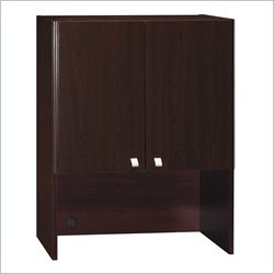 Bush Furniture Quantum Harvest Cherry 30 Inch Storage Hutch by Bush