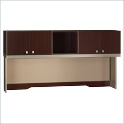 Bush Furniture Quantum Harvest Cherry 72 Inch Hutch