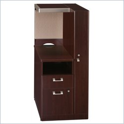 Bush Furniture Quantum Harvest Cherry Right Storage Tower
